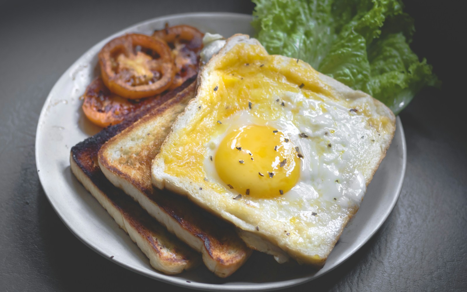 Fresh breakfast spread on the veranda table
